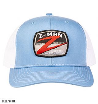 Z-Man Z-Badge Trucker HatZ - Blue/White